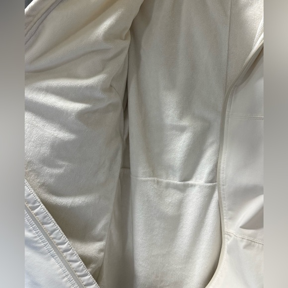 The North Face Shelbe Raschel Parka Long Jacket Full Zip Fleece Lined White L - Picture 12 of 14